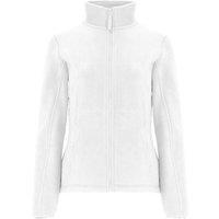 ROLY Women's Artic Full Zip Fleece Jacket in White | Size: Medium