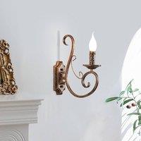 NIVOR Wall Bedside Sconce Lamp Antique Iron E14 Bronze 1 Light (2 Packs)