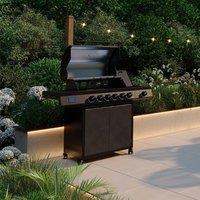 Charles Bentley ottimo Pro 455 6-Burner Gas BBQ in Grey