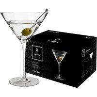 Argon Tableware Hoxton Crystal Martini Glasses - 260ml - Pack of 24 in Clear