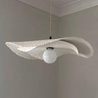 CGC Lighting Duo Two Layer 60cm & 45cm Paper Wave Easy Fit Lampshade in White