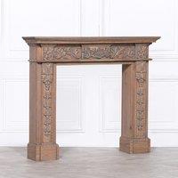 Glasstone Wooden Carved Fire Surround in Brown
