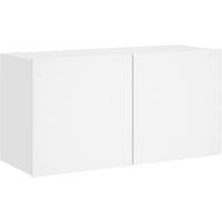 Berkfield Home TV Cabinet Wall-mounted White 80x30x41 cm | Size: 80 x 30 x 41 cm