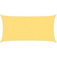 Berkfield Home Sunshade Sail 160 g/m Beige 4x7 m HDPE in Lemon