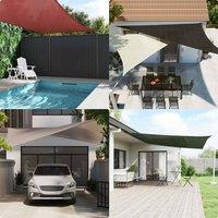Berkfield Home Sunshade Sail 160 g/m Beige 2x3.5 m HDPE in Lemon