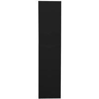 Berkfield Home Office Cabinet Black 90x40x180 cm Steel | Size: 90 x 40 x 180 cm