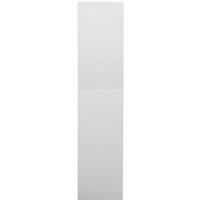 Berkfield Home Office Cabinet Light Grey 90x40x180 cm Steel | Size: 90 x 40 x 180 cm
