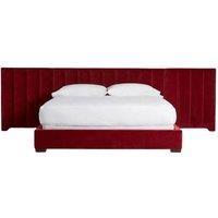 Stratus Interiors Raphael Extra Wide Headboard Bed - No Storage in Red | Size: Single