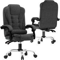 Gartistgo Ergonomic Fabric Executive Office Chair in Dark Grey