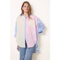 Blue Vanilla Women's Multi Multi Coloured Stripe Shirt