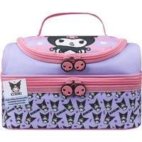 Hello Kitty Multi-Compartment Kuromi Lunch Bag School Picnic Holiday Travel in Purple
