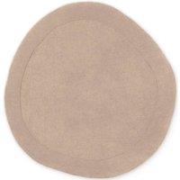 THE RUGS Villeroy & Boch 1812 Wool Rug & Runner Round Wool Rug in Beige | Size: 160 cm diameter