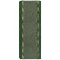 THE RUGS Green Washable Floor Mat Bordered Design for Kitchen Hallway | Size: 100 cm x 150 cm