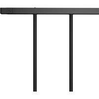 Berkfield Home Durable Fence Panel Powder-coated Steel 1.7x1.25 m Black