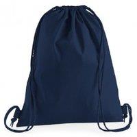 Westford Mill Men's Premium Cotton Gymsac in Navy