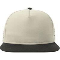 Atlantis Men's Bank 5 Panel Snapback Cap in Mid Grey