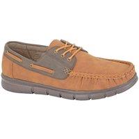 Scimitar Men's Boat Shoes in Tan | Size: 7