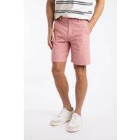 Weird Fish Men's Charleston Textured Chino Shorts in Light Red | Size: 40