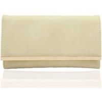 Fontanella Fashion Women's Lystra PU Leather Click-on Purse in Off-White