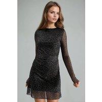 Busem Women's A-Line Leopard Print Mini Dress in Light Brown | Size: Medium