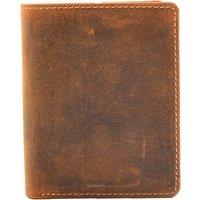 House of Leather Men's Mens Tan Colour Hunter Leather Wallet HOL90
