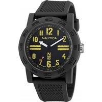 Nautica Men's NAPATS303 Ayia Triada 43mm Quartz Watch in Black