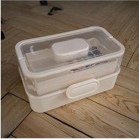 Living and Home 3 Layers Multifuntional Accessories Storage Box in White