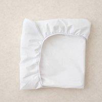 The Tiny Bed Company Waterproof Mattress Protector to fit Nuna Sena Aire - 94 x 66cm in White | Size: Travel Cot
