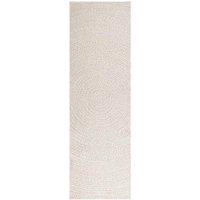 Berkfield Home Rug ZIZUR Cream 80x250 cm Jute Look Indoor & Outdoor | Size: Medium