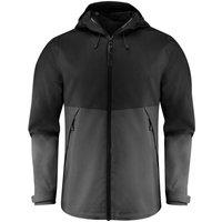 James Harvest Men's Northville Two Tone Shell Jacket in Black | Size: Small
