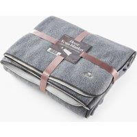 Myga Fleece Yoga Blanket Ultra-Soft Reversible in Stone