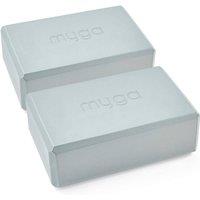 Myga Pair Of Yoga Blocks in Teal