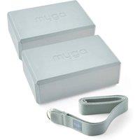 Myga 2 Yoga Blocks & Strap Set in Teal