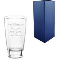Uniqueful Personalised Engraved 455ml Nadia Cocktail Hiball Glass With Gift Box in Clear