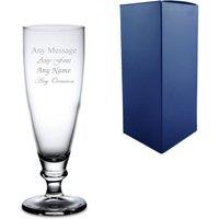 Uniqueful Personalised 13.5oz Harmony Beer Glass Birthday Friend in Clear