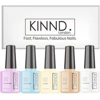 KINND London Quick Dry Nail Polish Spring Pastel Colour Gift Set - 5 x 8ml | Size: 40ml