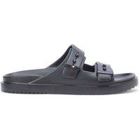 Tommy Hilfiger Men's Light Adjustable Pool Slider Black | Size: 10