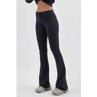 Busem Women's Mid Waist Flare Leg Sweatpants with Drawstring in Navy | Size: Medium