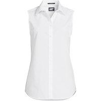 Lands' End Women's Plus Sleeveless Non-Iron Shirt in White | Size: 2X