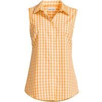 Lands' End Women's Plus Sleeveless Non-Iron Shirt in Orange | Size: 2X