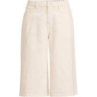 Lands' End Women's Soft Comfort Linen Blend Denim Culottes in Ecru | Size: 10