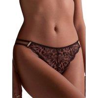 Aubade Women's Crazy In Love Tanga in Brown | Size: 10