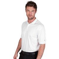 Island Green Men's Performance Golf Polo Shirt in White | Size: Large