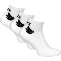 TALYX Men's 3 Pack Bamboo Ankle Reinforced Heel Toe Socks in White | Size: 6-11