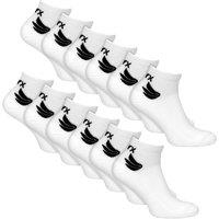 TALYX Men's 12 Pack Bamboo Ankle Reinforced Socks in White | Size: 6-11