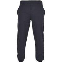 Build Your Brand Men's Basic Jogging Bottoms in Navy | Size: 5XL