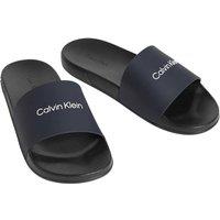 Calvin Klein Men's Ess Slide Monobrand Cv Black/Ck Navy | Size: 10