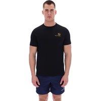 Sergio Tacchini Men's Felton T-Shirt Black/Gold in Black | Size: XL