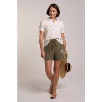 Brakeburn Women's DARCY SHORT in Khaki | Size: 16