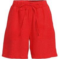Lands' End Women's Pull On Linen Shorts in Coral | Size: 14-16